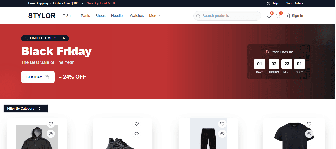 E-Commerce Web App