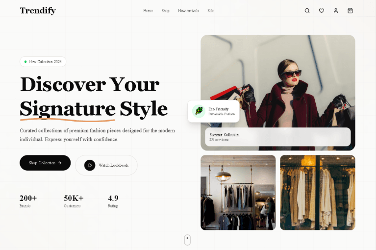 Trendify E-Commerce Store